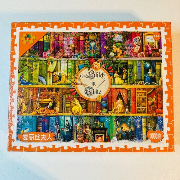 SEALED A Stitch in Time 1000 piece jigsaw puzzle original plastic wrap family - Picture 2 of 10